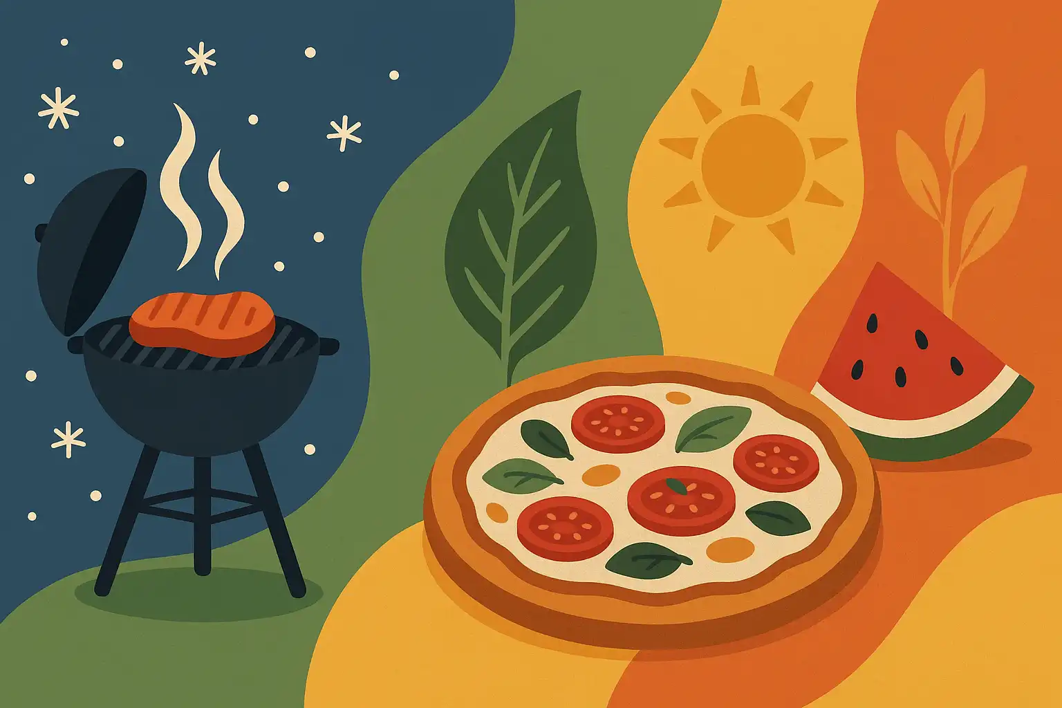 Van wintergrillen tot zomerse pizza's: seizoensrecepten die je buitenkeuken het hele jaar laten draaien
