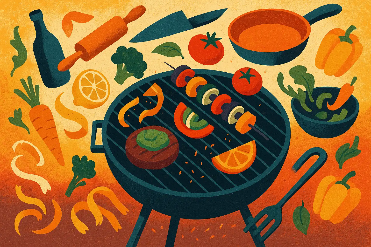 Zero-waste grillen: zo tover je keukenrestjes om tot sterrenwaardige buitenkeukengerechten