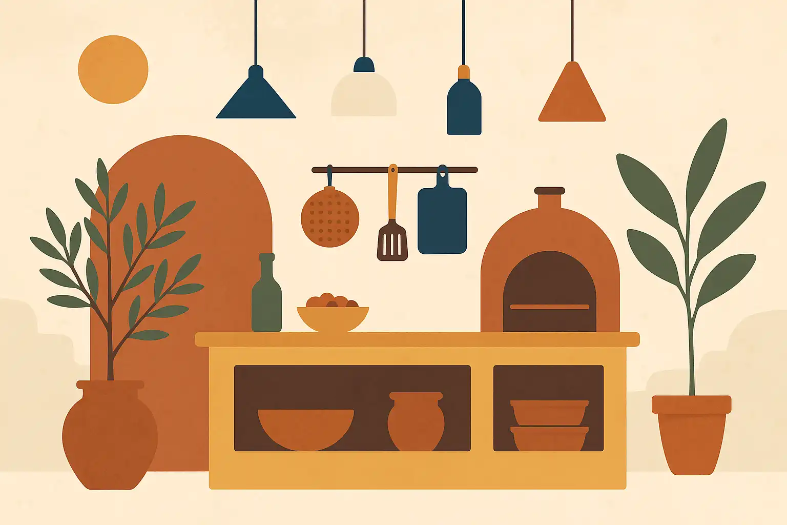 Zo creëer je een mediterrane sfeer rond je buitenkeuken met budgetvriendelijke accessoires