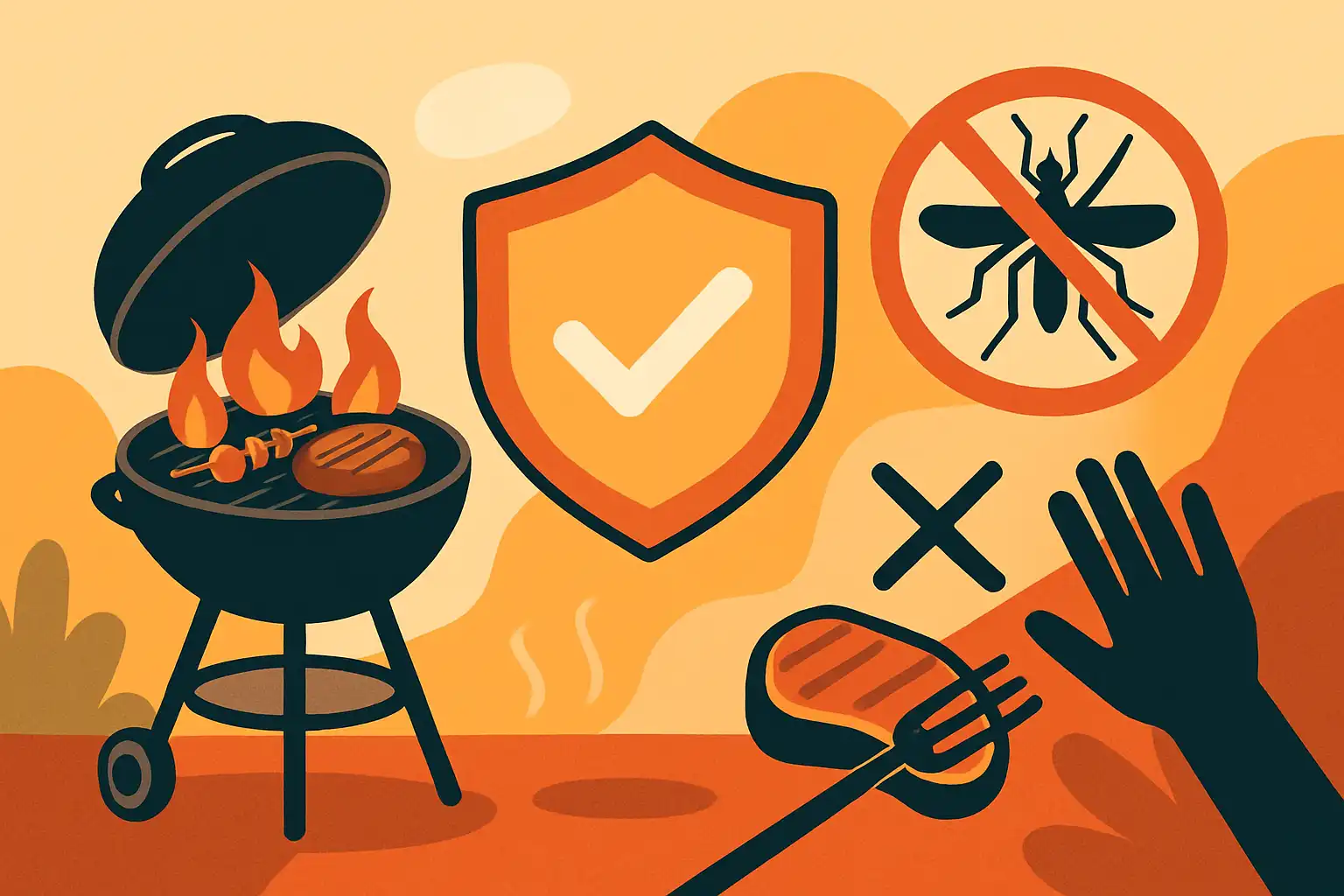 Zo houd je voedselveiligheid in je buitenkeuken: praktische tips tegen insecten, hitte en kruisbesmetting