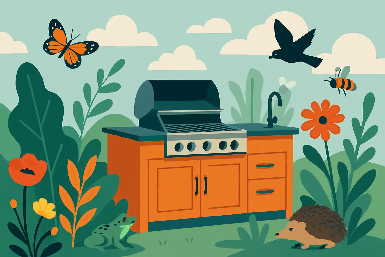Zo maak je van je buitenkeuken een hotspot voor biodiversiteit