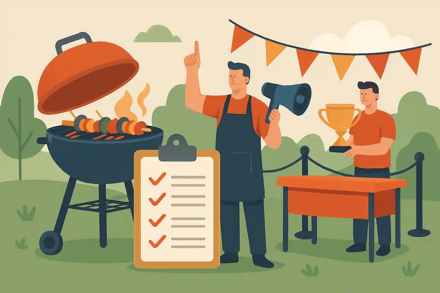 Zo organiseer je een backyard BBQ-competitie: regels, lay-out en jurering voor een onvergetelijk evenement