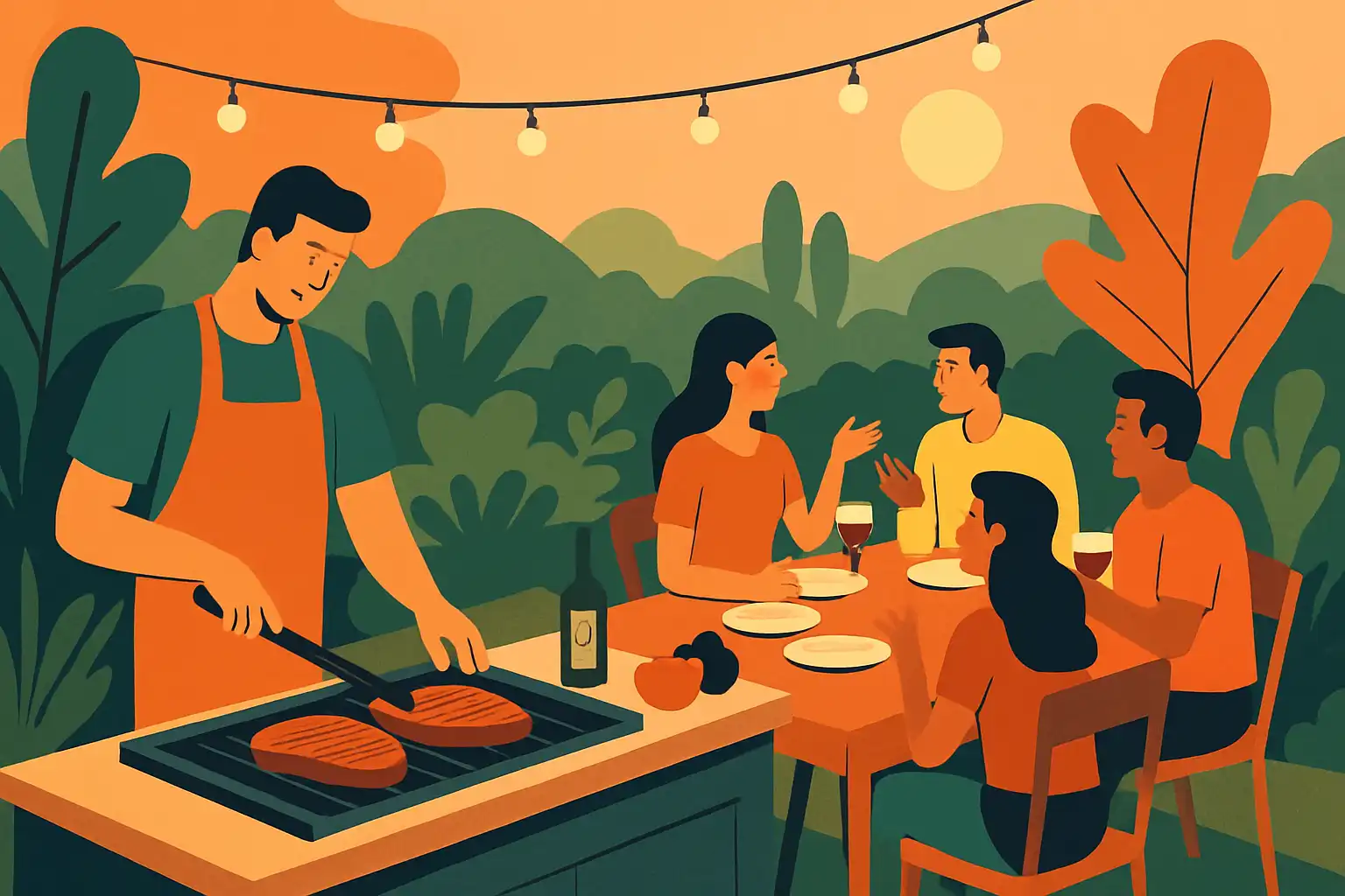 Zo start je een tuin-eetclub: verdien aan pop-updiners met je buitenkeuken