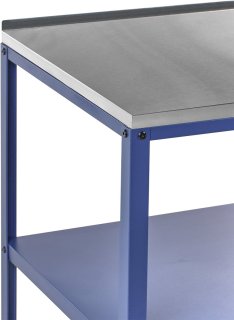 De BELIANI VILAMA - Buitenkeuken eiland - Blauw - Staal in één oogopslag