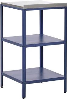 BELIANI VILAMA - Buitenkeuken eiland - Blauw - Staal