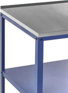 BELIANI VILAMA - Buitenkeuken eiland - Blauw - Staal
