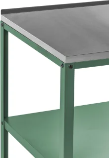 BELIANI VILAMA - Buitenkeuken eiland - Groen - 80x50x92 cm - Staal