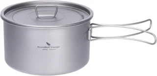 1.8L titanium camping kookpot