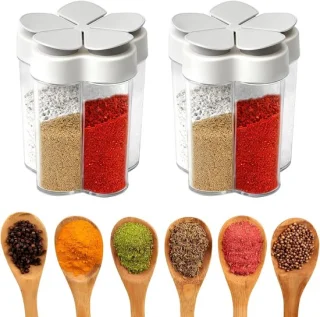 2-in-1 specerijenhouder set