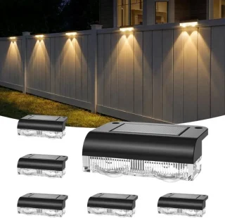 6 pack zonne-energie wandlampen