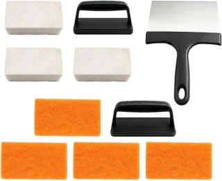 9-delige set grillreinigingssponzen