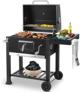 Aafinity Houtskoolbarbecue Zwart