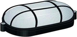Aluminium Blinky bk-plo ovaal zwart