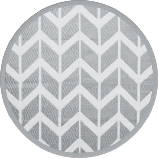 De ARAKIL Buitenkleed 120 cm grijs in één oogopslag