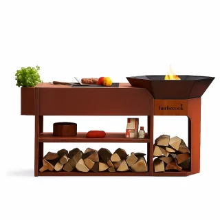De Barbecook Nestor Island cortenstaal in één oogopslag