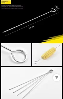 Barbecue Kit Compleet 9-Delig Met Draagtasje