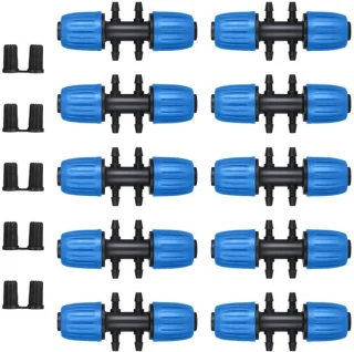 Barbecue theepot set van 10 stuks in blauw