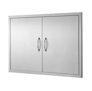 BBQ Buitenkeuken Dubbele Inbouwdeur 99x66 cm