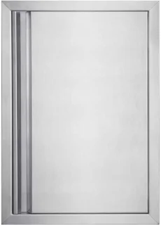 BBQ Buitenkeukendeur 43 x 61 cm Zilver