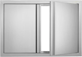 BBQ Buitenkeukendeur 775 x 532 mm Zilver