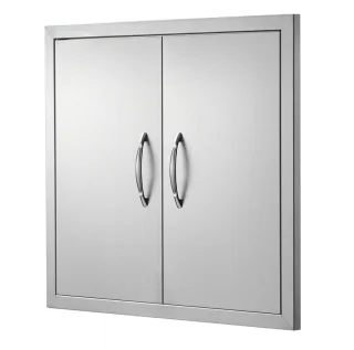 BBQ Dubbele Inbouwdeur 66 x 60,9 cm