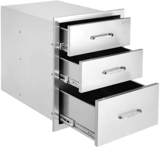 BBQ laden buitenkeuken lades 45 x 50 x 53 cm roestvrij staal