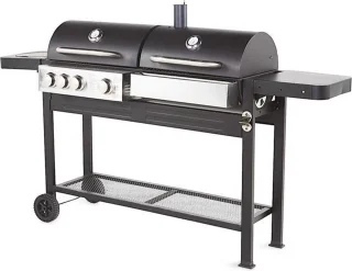 BBQ Master DUO Barbecue (houtskool en gas)