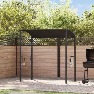 BBQ paviljoen buitenkeuken overkapping 215 x 150 x 220 cm