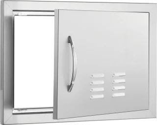 Bbq Toegangsdeur 508x356mm RVS Enkele Buitenkeukendeur