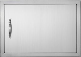 De Bbq Toegangsdeur Enkele Buitenkeukendeur 610 x 432 mm RVS in één oogopslag