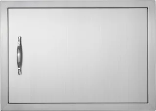 Bbq Toegangsdeur Enkele Buitenkeukendeur 610 x 432 mm RVS