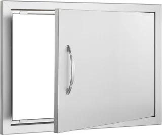 Bbq Toegangsdeur Enkele Buitenkeukendeur 610 x 432 mm RVS