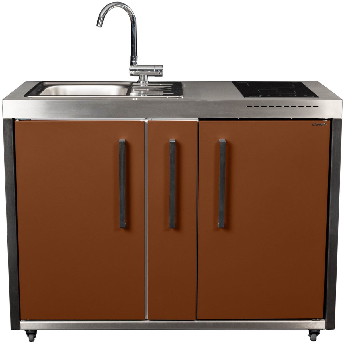 De BeNeLux Minikeuken Stengel MO120 A Lava Bruin in één oogopslag