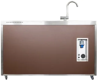 BeNeLux Minikeuken Stengel MO120 A Lava Bruin