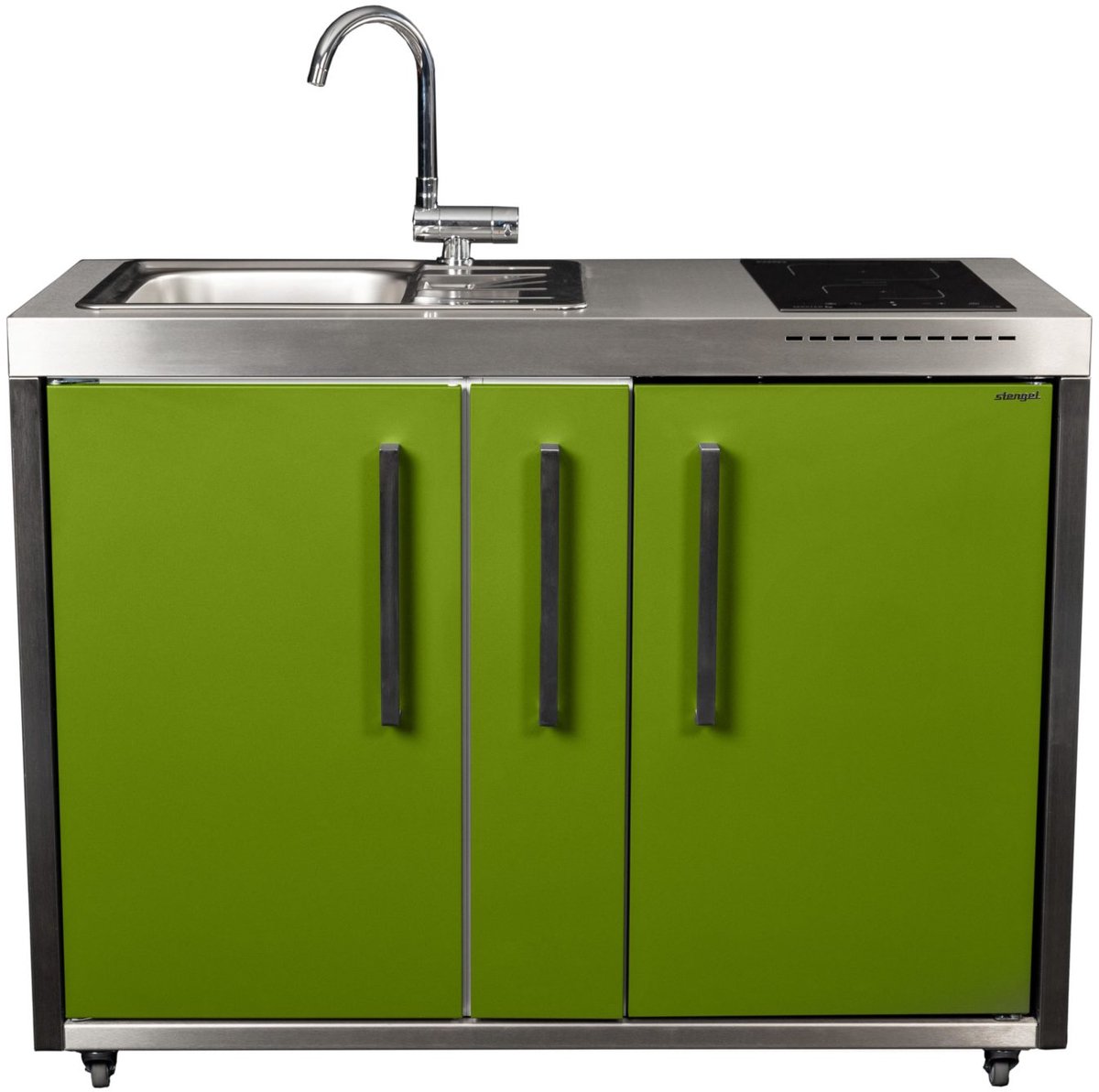 De BeNeLux Stengel MO120 A Minikeuken Appel Groen in één oogopslag