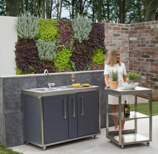 BeNeLux Stengel MO120 A Minikeuken Lei Grijs