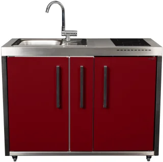 BeNeLux Stengel MO120 A Minikeuken Rood Bordeaux
