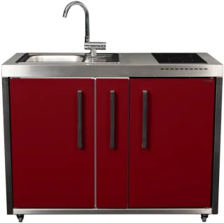 BeNeLux Stengel MO120 A Minikeuken Rood Bordeaux