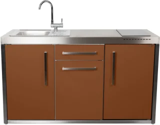 BeNeLux Stengel MO150 S Minikeuken Outdoor Lava Bruin