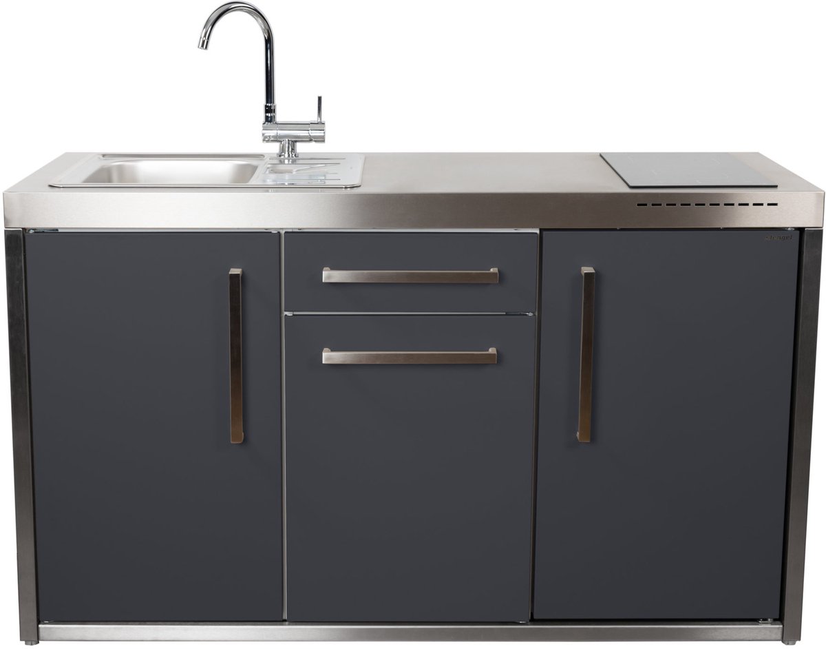 De BeNeLux Stengel MO150 S Minikeuken Outdoor Metal Lei Grijs in één oogopslag