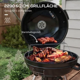 Bol grill – houtskoolbarbecue – BBQ oven – buitenkeuken – ronde barbecue