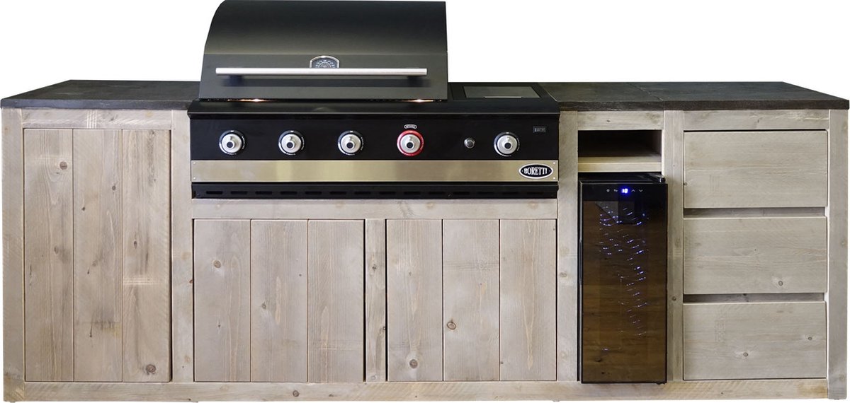 De Boretti Ibrido Top BBQ Buitenkeuken Malang Outside Meubelen in één oogopslag