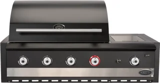 Boretti Ibrido Top BBQ Buitenkeuken Padang Steigerhout Natuursteen