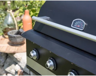 Boretti Ibrido Top Inbouwbarbecue gas/houtskool