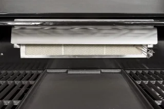 Boretti Ibrido Top Inbouwbarbecue gas/houtskool