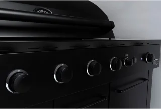 Boretti Luciano Nero Gasbarbecue Zwart
