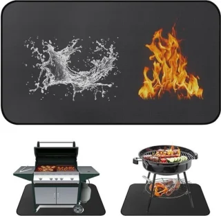 Brandwerende grillmat 106 x 150 cm