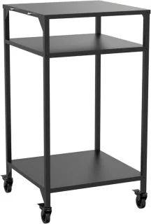 Buiten werktafel hoge tafel zwart