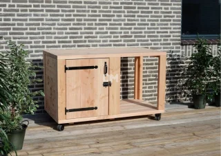BuitenDuurzaam Boston BBQ tafel 2-delig