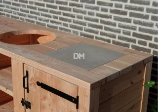 BuitenDuurzaam Chicago barbecue tafel 3-delig